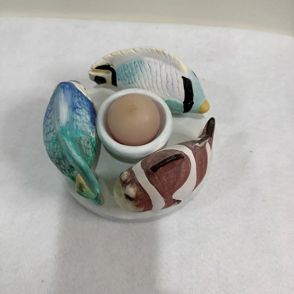 Decorative Fish Ceramic Candle Holder